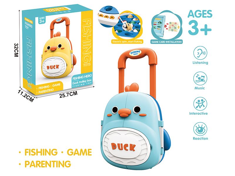 Fishing Game Duck Trolley Box