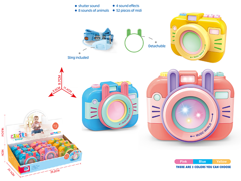 Toy Camera(Lights & Music)9PCS