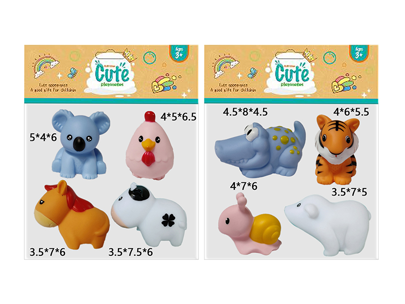 Animals Bath Toys 4pcs