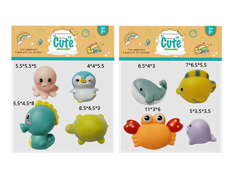 Animals Bath Toys 4pcs