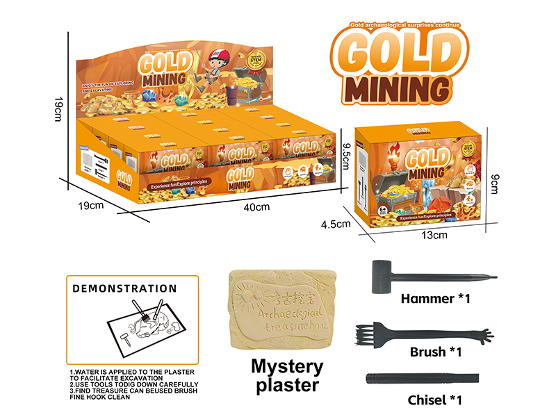 Archaeological Excavation Series - Gold Mining(12PCS)