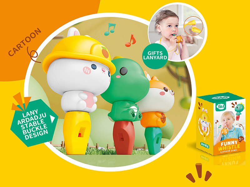 Cartoon Animal Whistle Toy