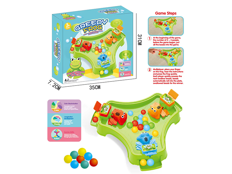 Crazzy Frog Eating Beads Board Game