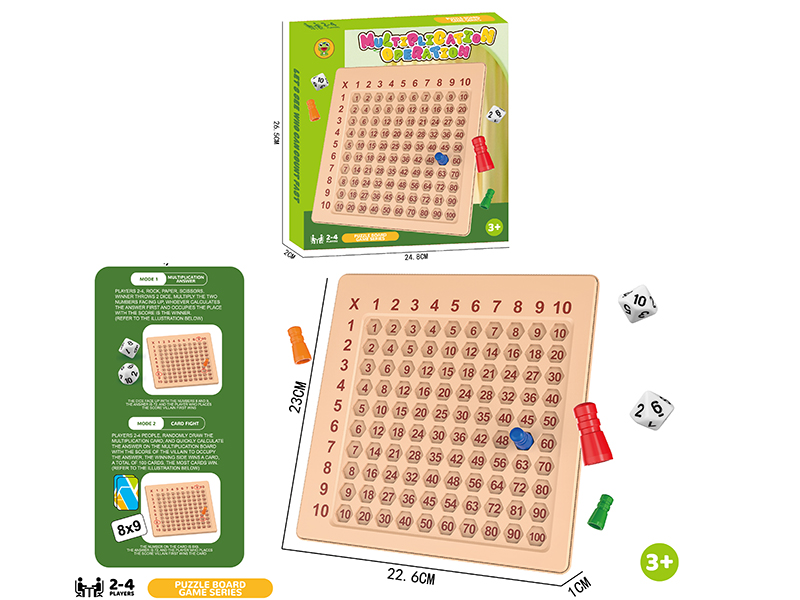 Multiplication Operation Board Game