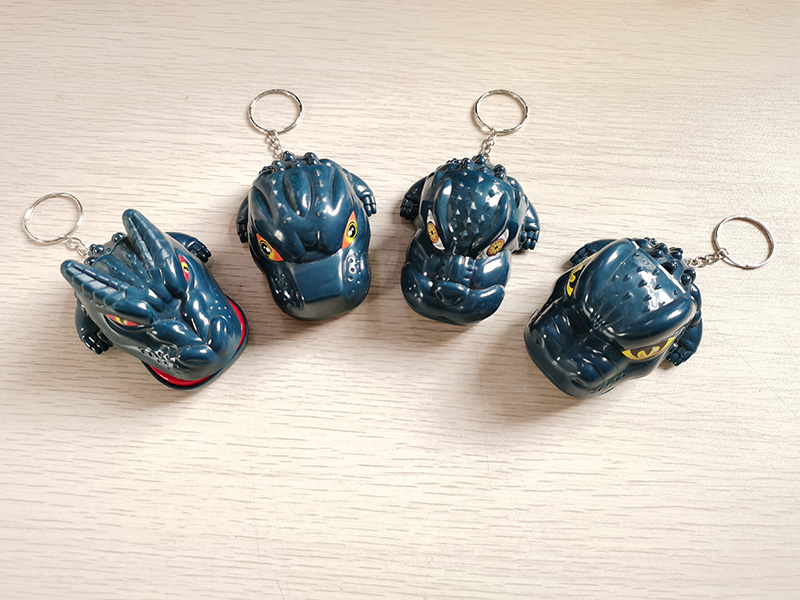 Mini Godzilla Bite Hand Toy With Keychain