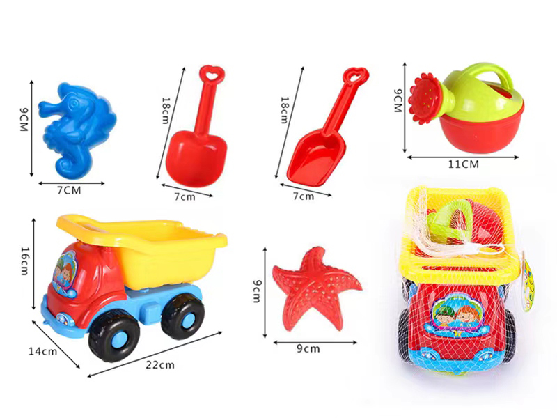 Beach Toys Truck Set 6pcs