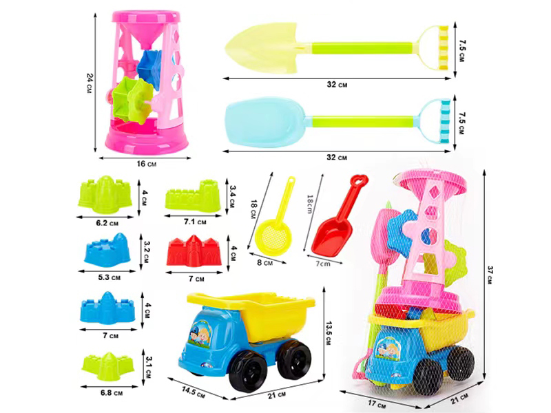 Beach Toys Truck Set 12pcs