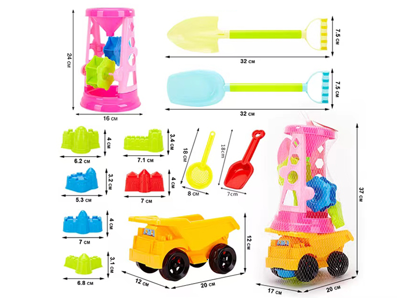 Beach Toys Truck Set 12pcs