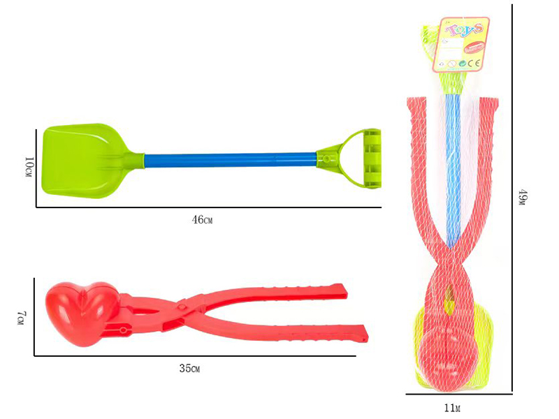 Snowball Clip Sand Shovel Set