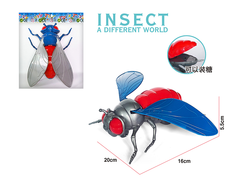 Pull Back Insect Fly(Can Hold Sugar)