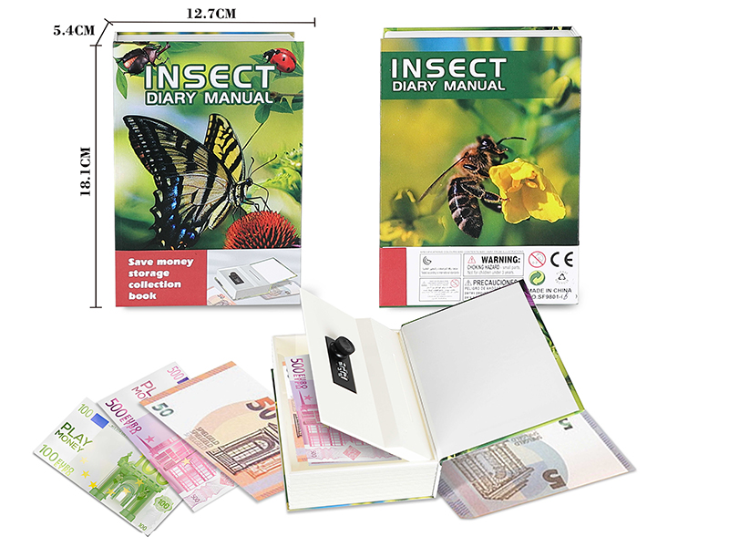 Insect Encyclopedia Piggy Bank Book