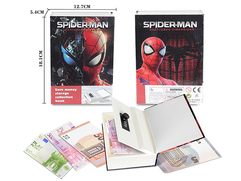 Spider-Man Piggy Bank Book