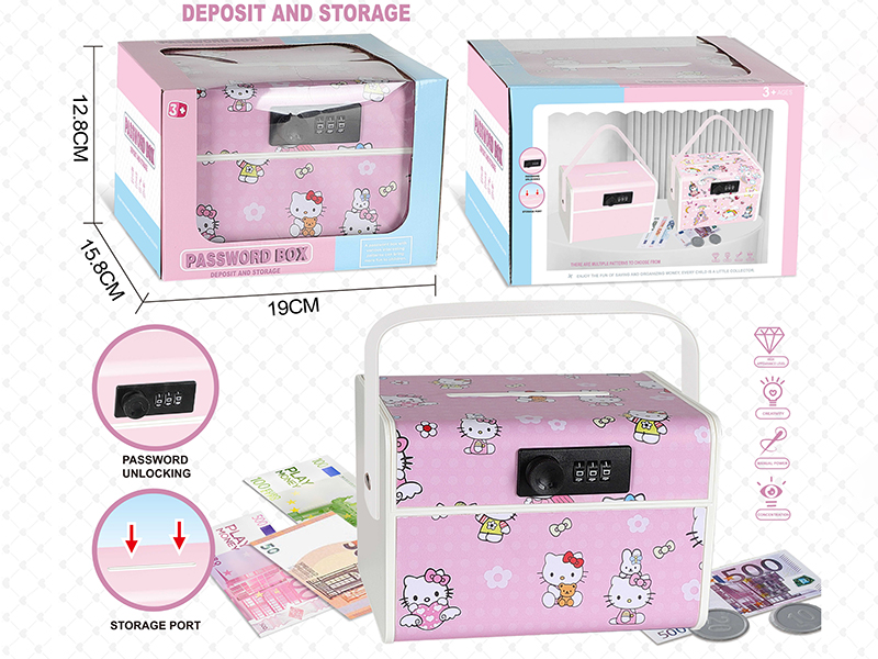 Hello Kitty Password Money Box