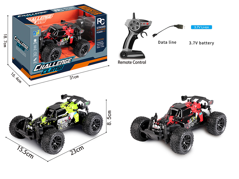 1:18 2.4G Remote Control High Speed Off-Road Vehicle With Lights(Included Batteries)