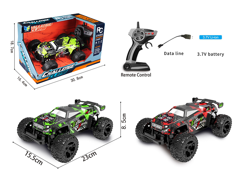 1:18 2.4G Remote Control High Speed Off-Road Vehicle With Lights(Included Batteries)