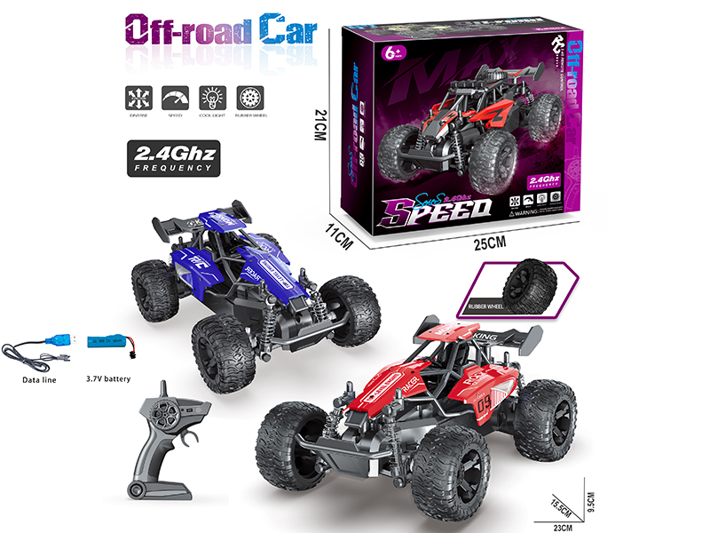 1:18 2.4G Remote Control High Speed Off-Road Vehicle(Included Batteries)