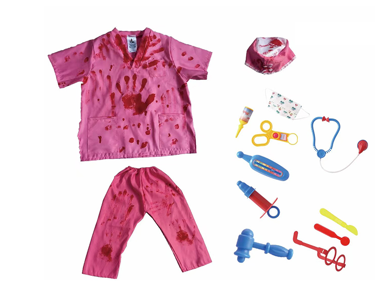 Pink Nurse Costume Role Play Set