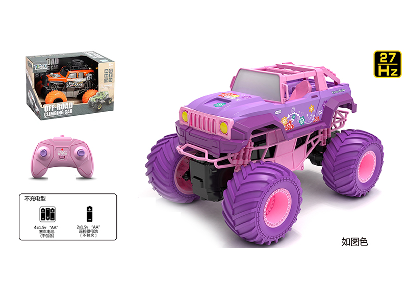 1:16 27Mhz Remote Control Pink Jeep Off-Road Climbing Car