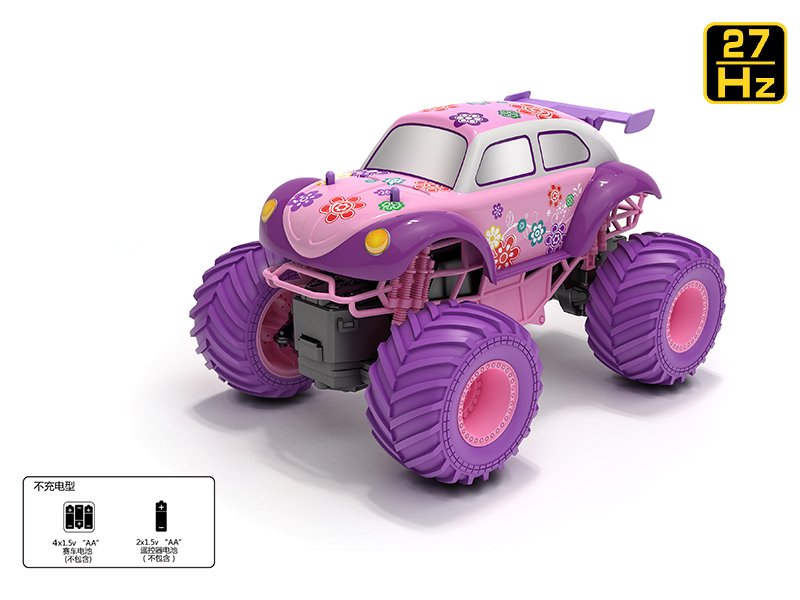 1:16 27Mhz Remote Control Pink Beetle Off-Road Climbing Car