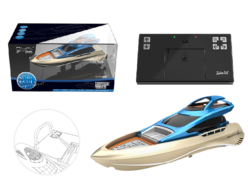 2.4G Mini Remote Control Speedboat