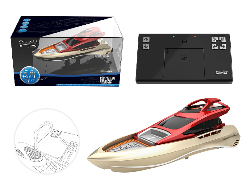 2.4G Mini Remote Control Speedboat