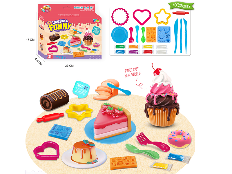 Dessert Clay Set 21pcs