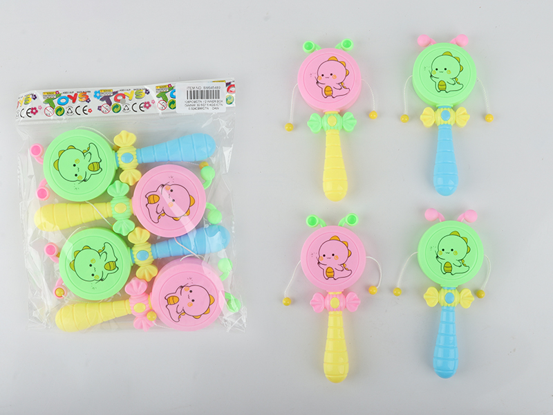 Cartoon Rattle-Drum 4PCS