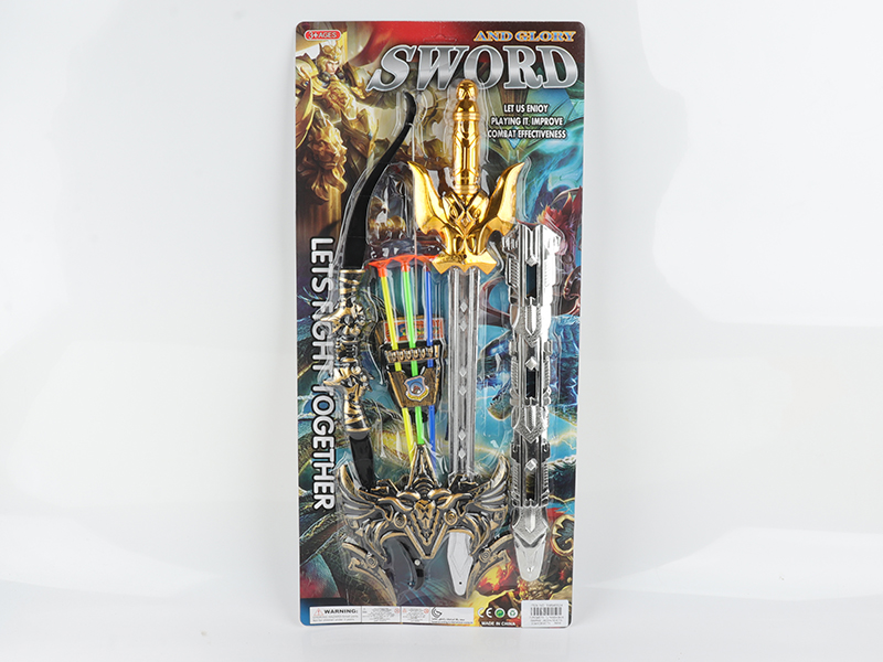 Electroplating Sword + Bow And Arrow + Mask