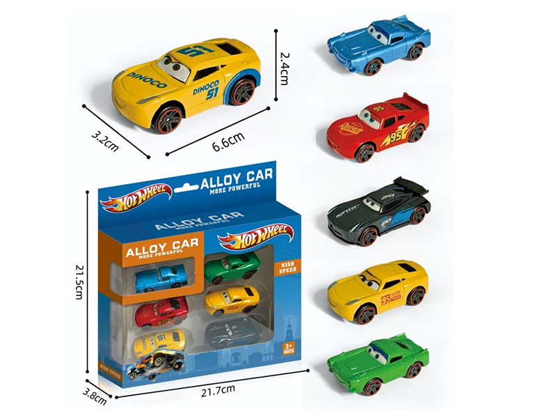 Cars Story Alloy Cars 6pcs