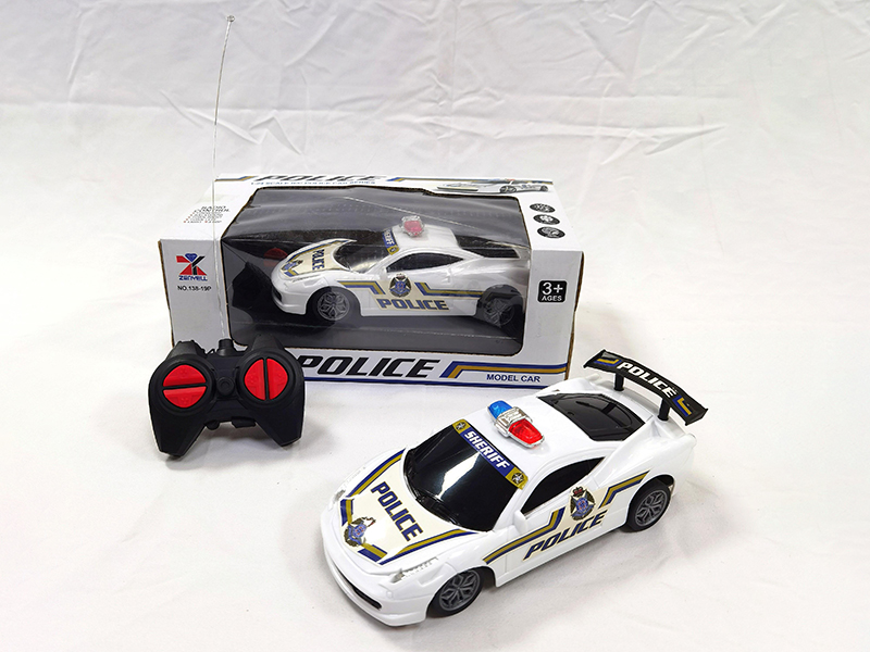 1:24 4-Channel Remote Control Police Car