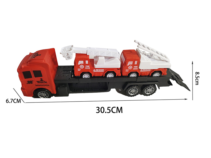 Slide Catapult Truck(With 2 Fire Engines)