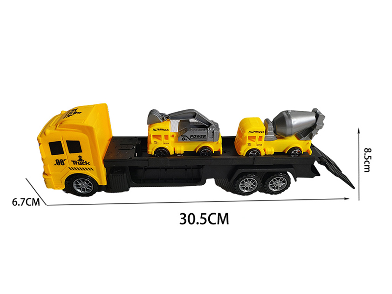 Slide Catapult Truck(With 2 Engineering Trucks)