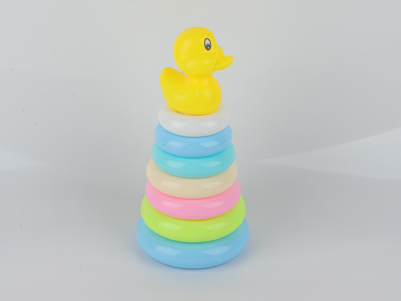 Large 7-Layer Duck Stacking Rings Toy