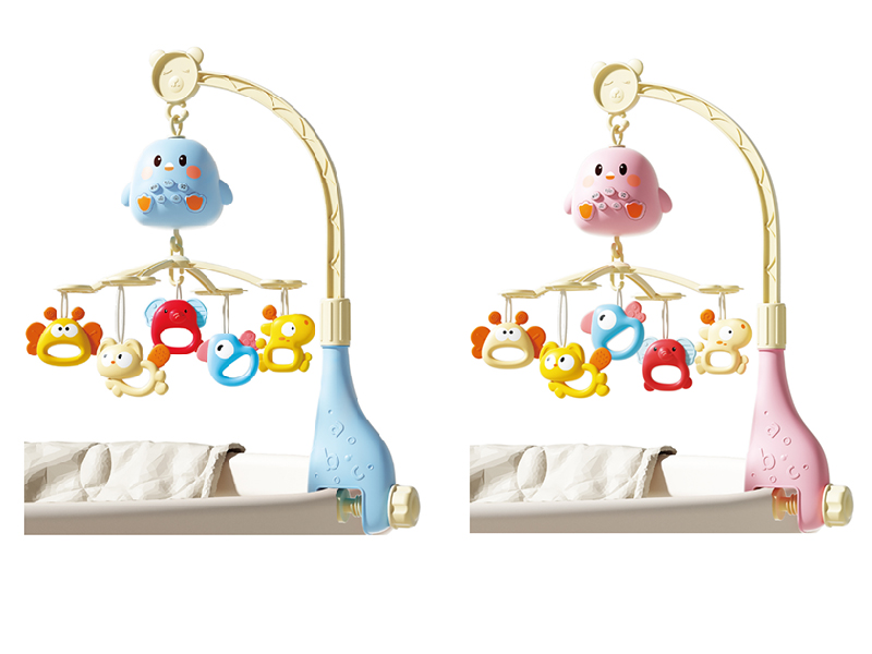 Remote Control Cute Chick Bedside Bell With Animal Teether Rattles