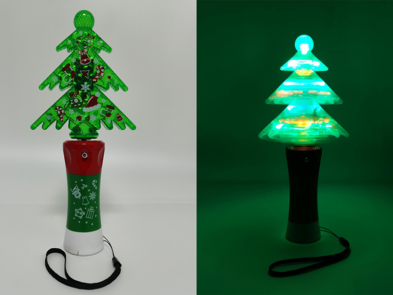 Christmas Tree Rotating Flash Stick