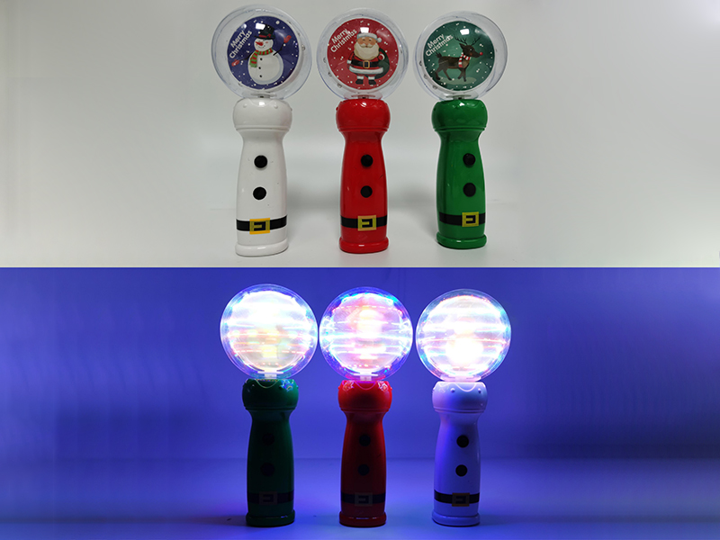 Christmas Rotating Ball Flash Stick