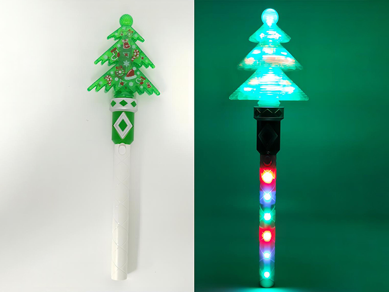 Christmas Tree Rotating Flash Stick