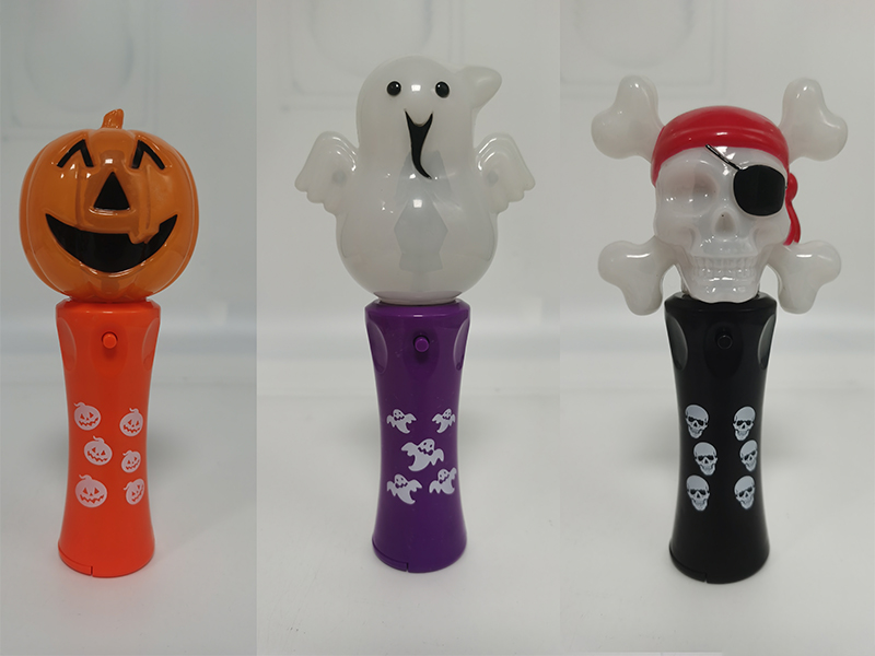 Hallowmas Pumpkin/Ghost Rotating Flash Stick